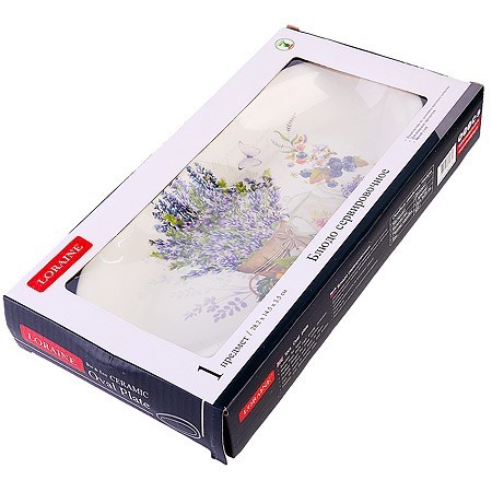 Блюдо сервировочное 28,2х14,5х3,5см Утренняя свежесть доломит LR (60200) Блюдо сервировочное 28,2х14,5х3,5см Утренняя свежесть доломит LR (60200)