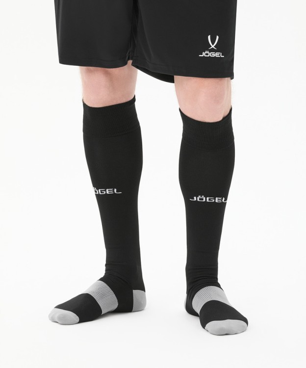 Гетры футбольные JÖGEL CAMP BASIC SOCKS, черный/серый/белый (2077032) Гетры футбольные JÖGEL CAMP BASIC SOCKS, черный/серый/белый (2077032)