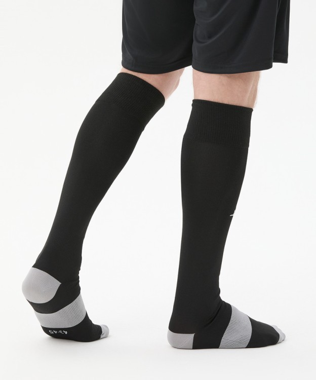 Гетры футбольные JOGEL CAMP BASIC SOCKS, черный/серый/белый (2077032)