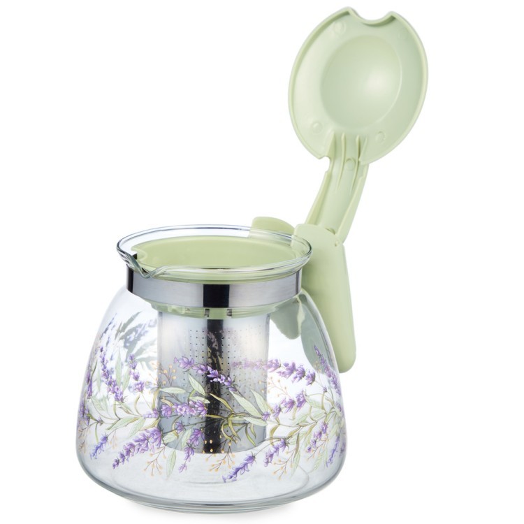 Заварочный чайник agness с фильтром "душа прованса"  900 мл. Agness (885-107)