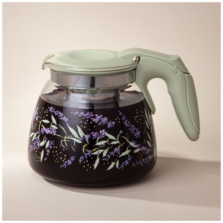 Заварочный чайник agness с фильтром "душа прованса"  900 мл. Agness (885-107)