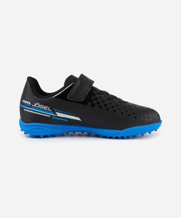 Бутсы многошиповые JÖGEL Evofly TF Talant Black/blue, детский (2118260)