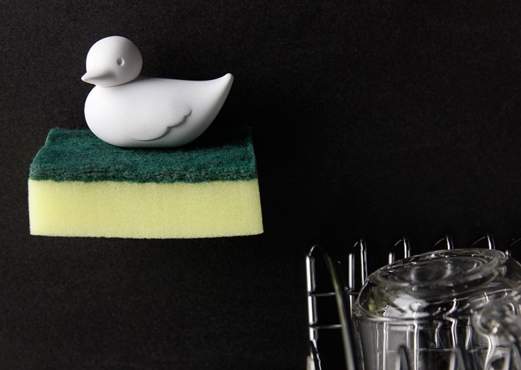 Держатель для губки duck, белый (54619)