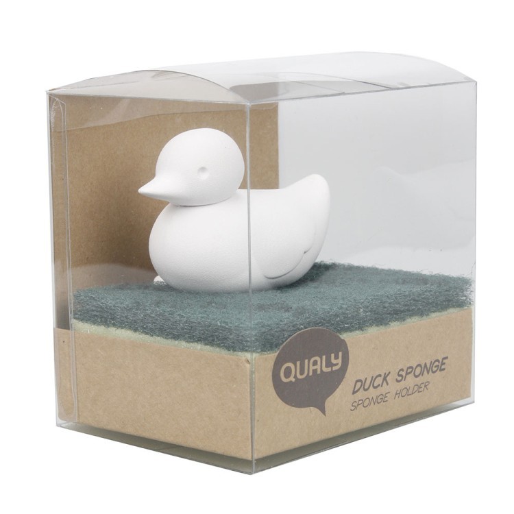 Держатель для губки duck, белый (54619)