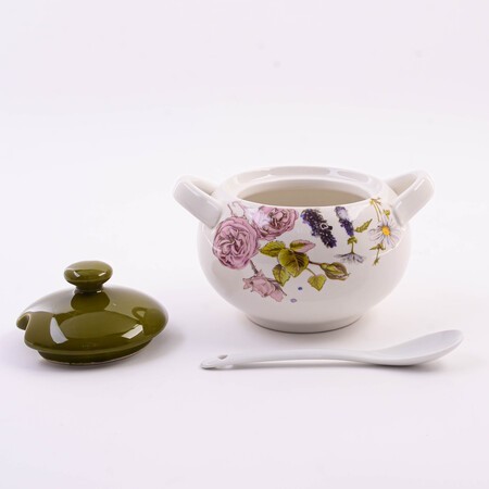 Сахарница 3пр 375мл Розовый сад LR (60260)