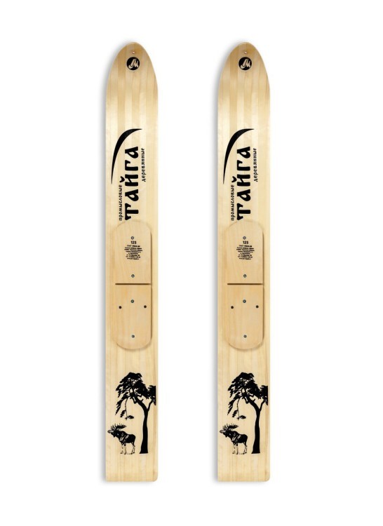 Лыжи Тайга Маяк деревянные 185*15 см (61191)