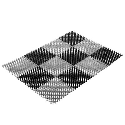 Грязезащитный коврик Vortex Травка 42х56 см черно-серый 23005 (63022)