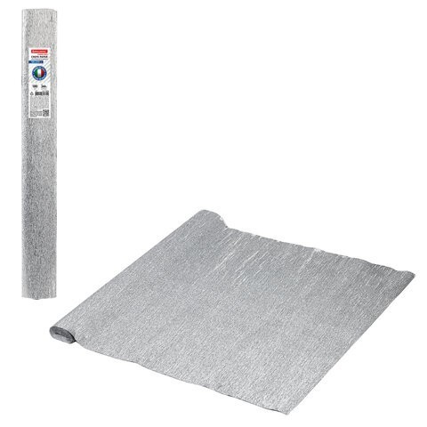 Бумага гофр. Brauberg Fiore 140 г/м2 серебристая (912) 50х250 см 112601 (2) (87038) Бумага гофр. Brauberg Fiore 140 г/м2 серебристая (912) 50х250 см 112601 (2) (87038)