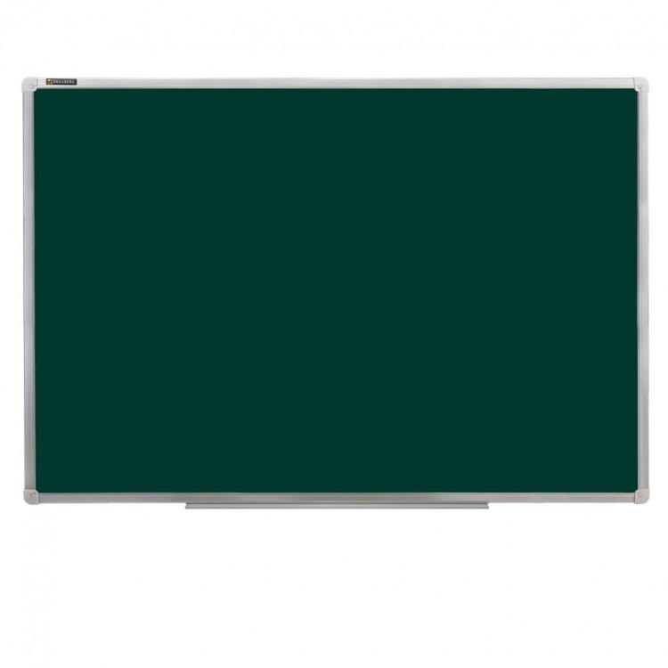Доска для мела магнитная 90х120 см зеленая Brauberg 231706 (1) (89583)