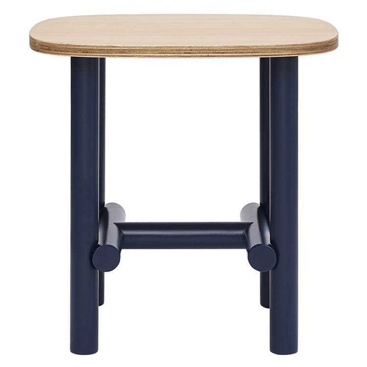 Столик ottal, 44,5х44,5х45 см, бук, бежевый/синий (78225) Столик ottal, 44,5х44,5х45 см, бук, бежевый/синий (78225)