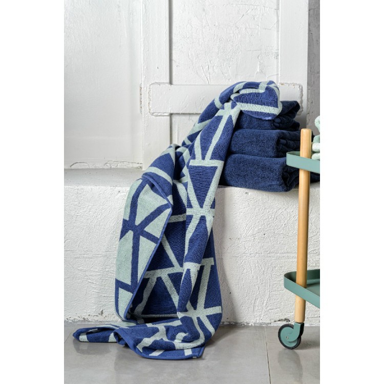 Полотенце для лица темно-синего цвета из коллекции essential, 30х30 см (66954)