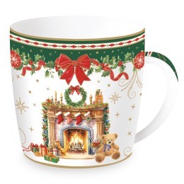 Кружка christmas heritage, fireplace, 350 мл (80943)
